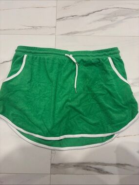 Terry cloth skirt
